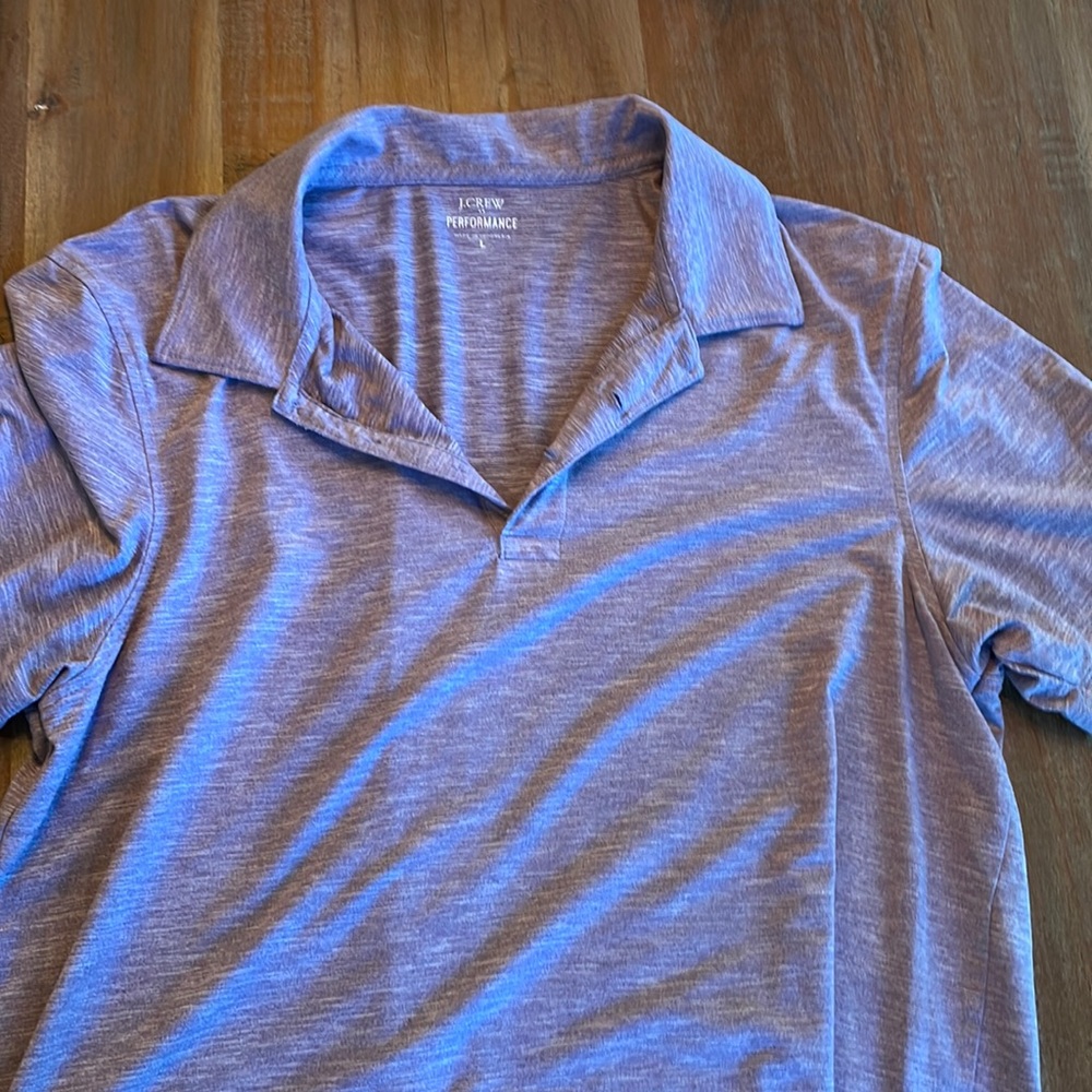 JCrew Performance Polo.  Large.  Purple.